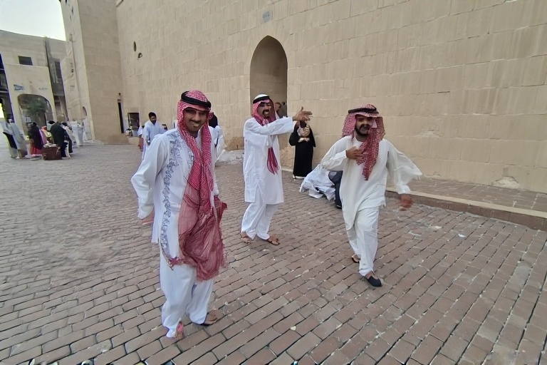 Traditional Bedouin desert camp in Dubai with cultural performance
